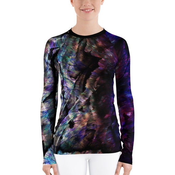 Women's Rash Guard - Smooth Color Schmear