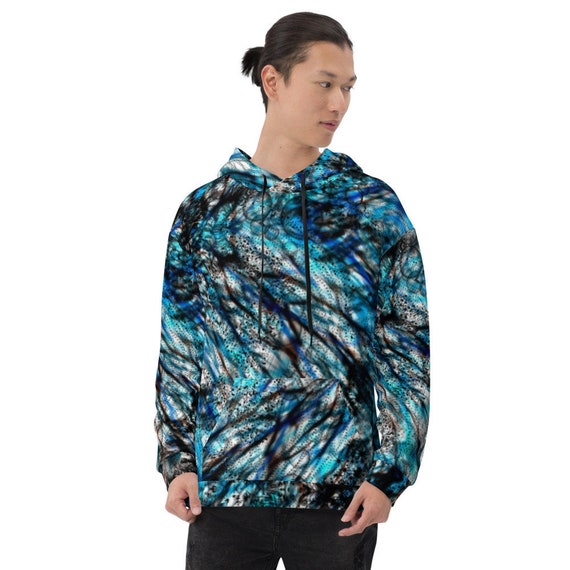 Unisex Hoodie - Blue Marble Bubble