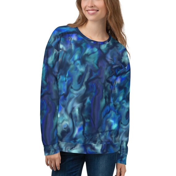 Unisex Sweatshirt - Blue Marble