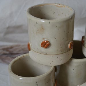 Handmade Pottery Mug without Handle – 175 ml | Unique Ceramic Coffee Cup