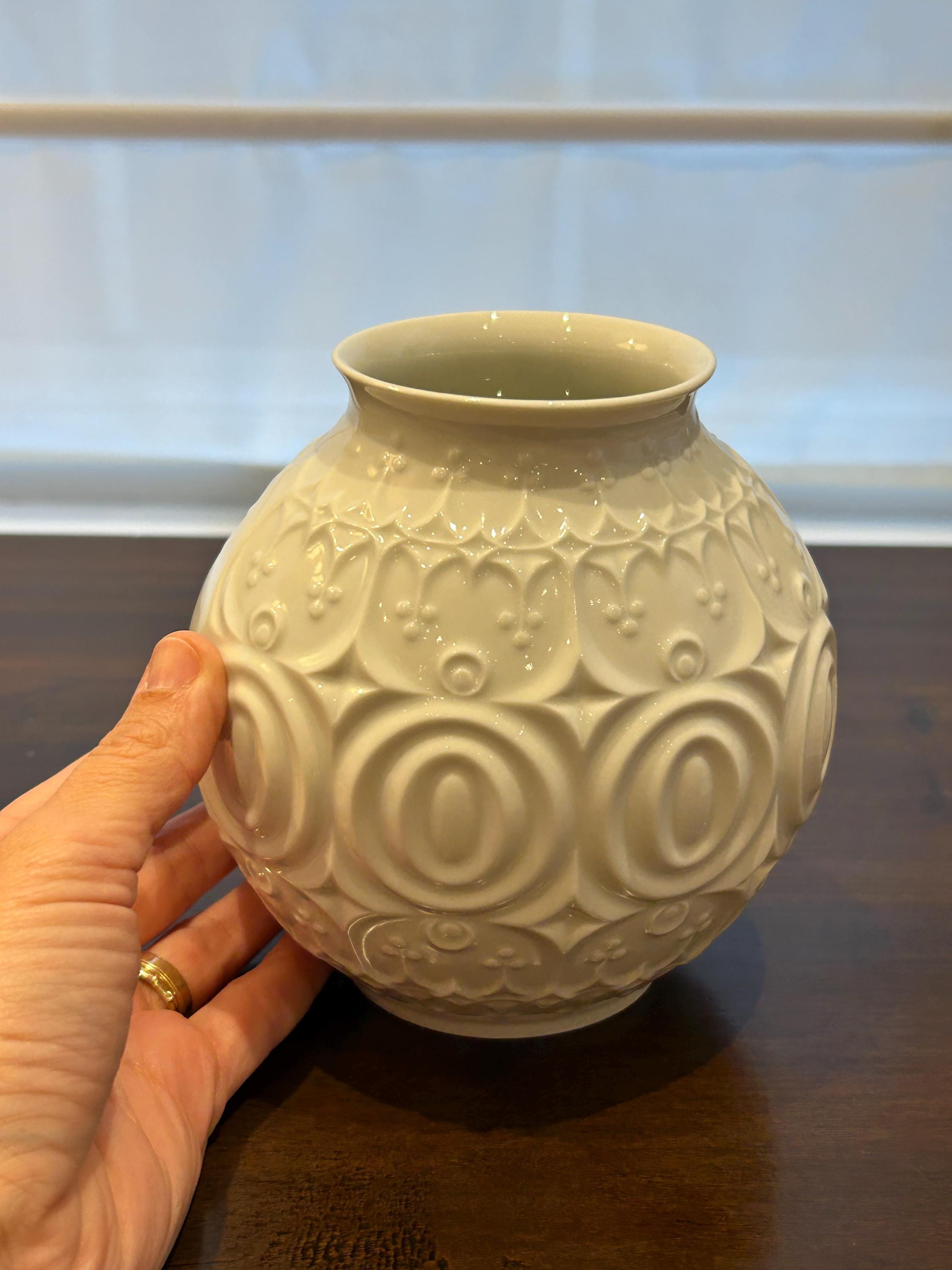 AK カイザー 花瓶 ヴィンテージ ホワイト - Etsy 日本