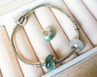 Genuine Myanmar Jade Bead Pandora Compatible and other European Bracelets