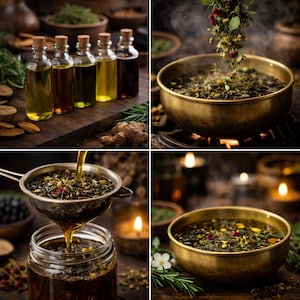 Ayurvedic Indian Hair Oil, Herbal Hair Oil, Ayurvedic Herbs, Hair food, Best pure oil, Natural Hair Care, Moisturize, Dry Scalp treatment image 2