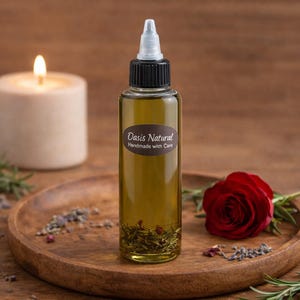 Ayurvedic Indian Hair Oil, Herbal Hair Oil, Ayurvedic Herbs, Hair food, Best pure oil, Natural Hair Care, Moisturize, Dry Scalp treatment image 3