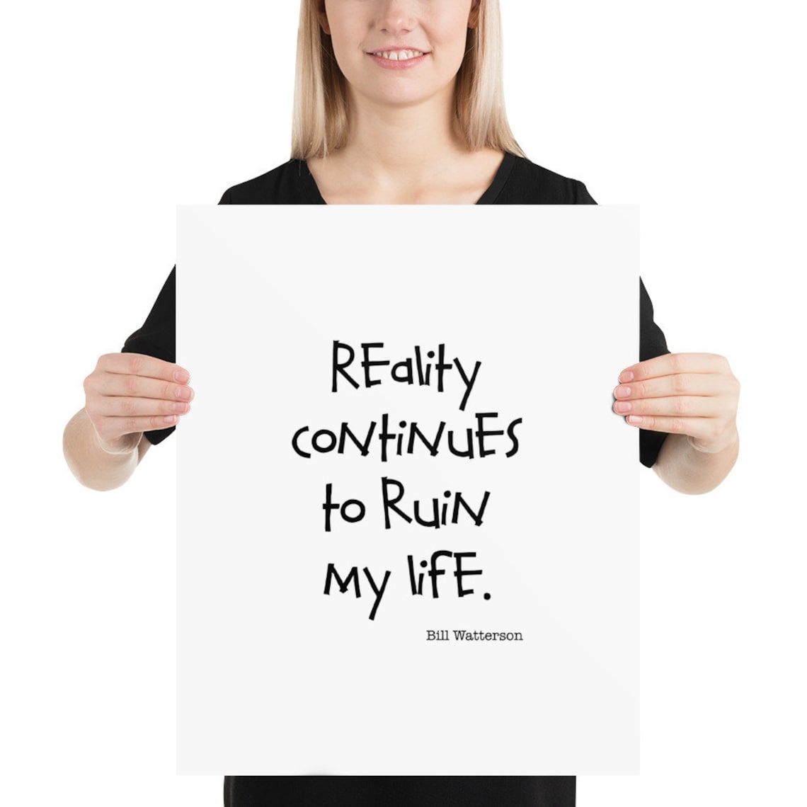 Reality Continues to Ruin My Life Quotes PRINTABLE DOWNLOAD Etsy