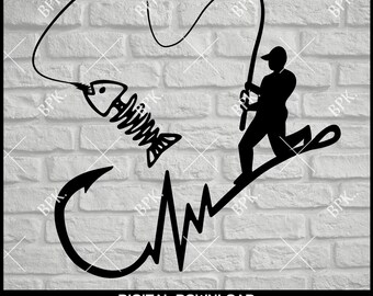 Download Fish Heartbeat Svg Etsy