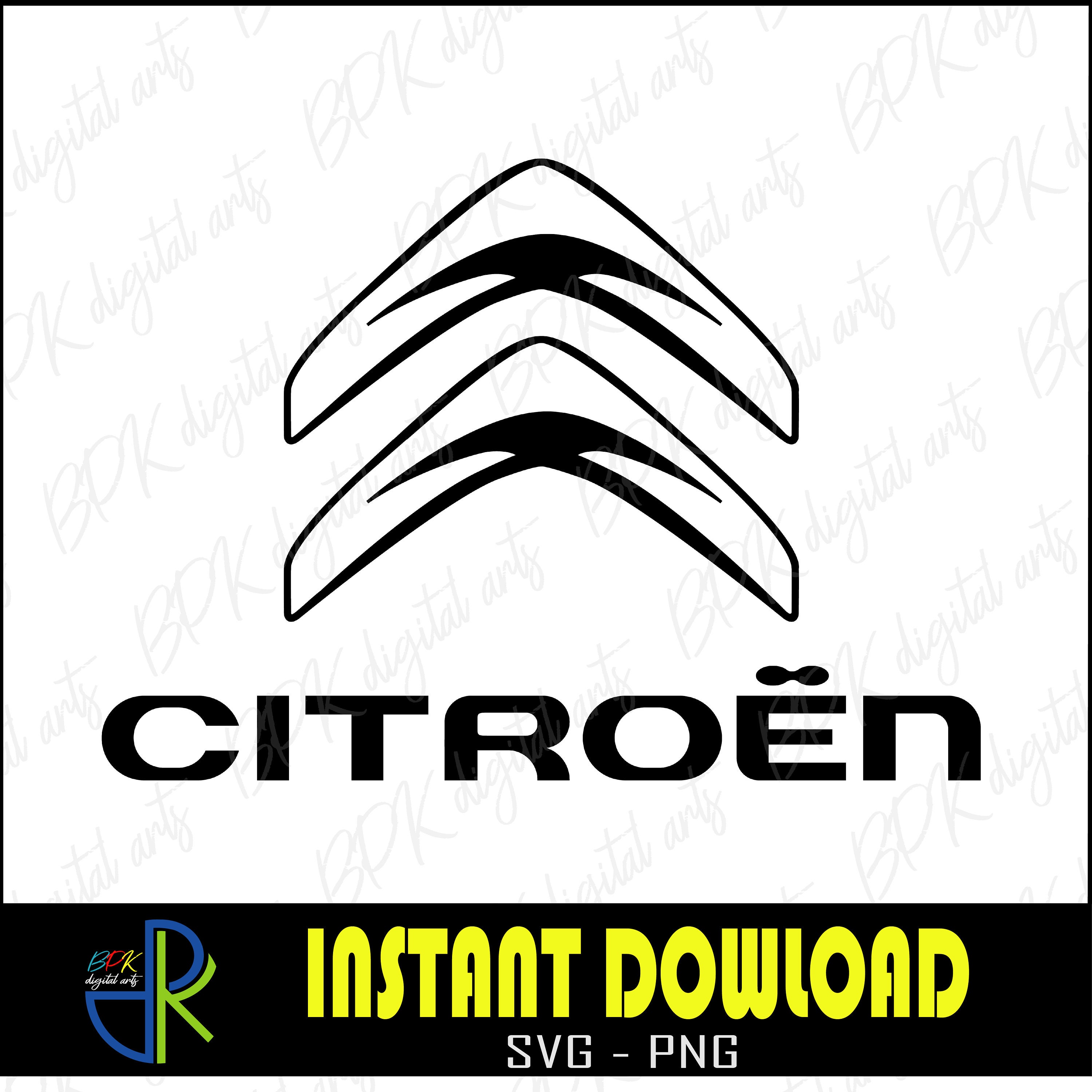 Logo CITROEN svg, Symbole de voiture, Logo de marque de voiture,  Téléchargement instantané SVG, PNG -  France