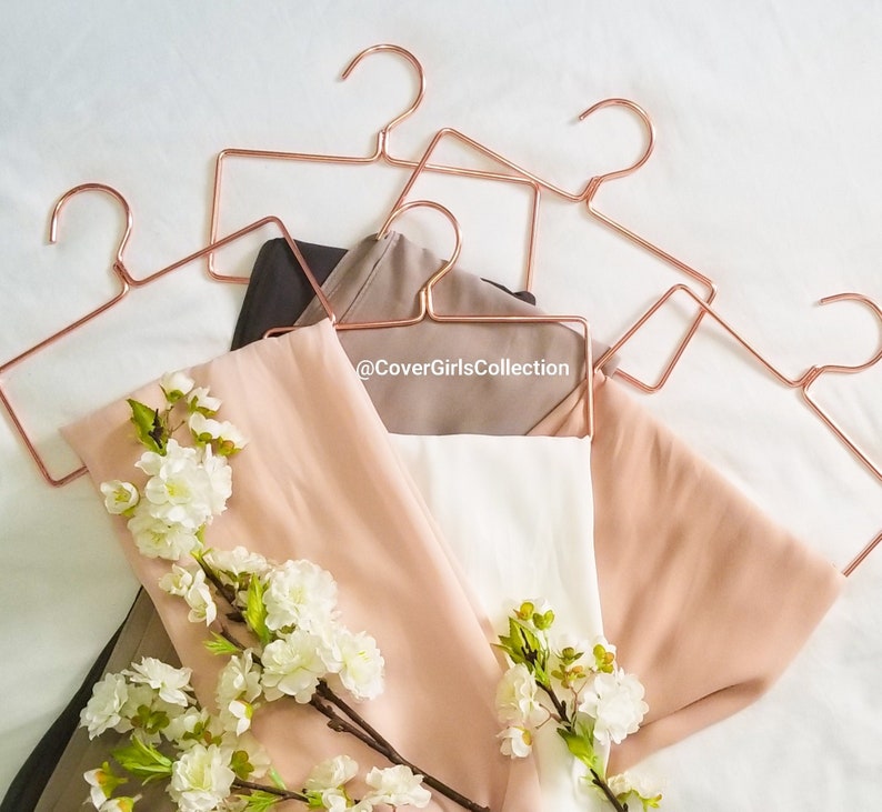 Hijab Hangers Mini Rose Gold Muslimah Scarf Hanger Metal Etsy