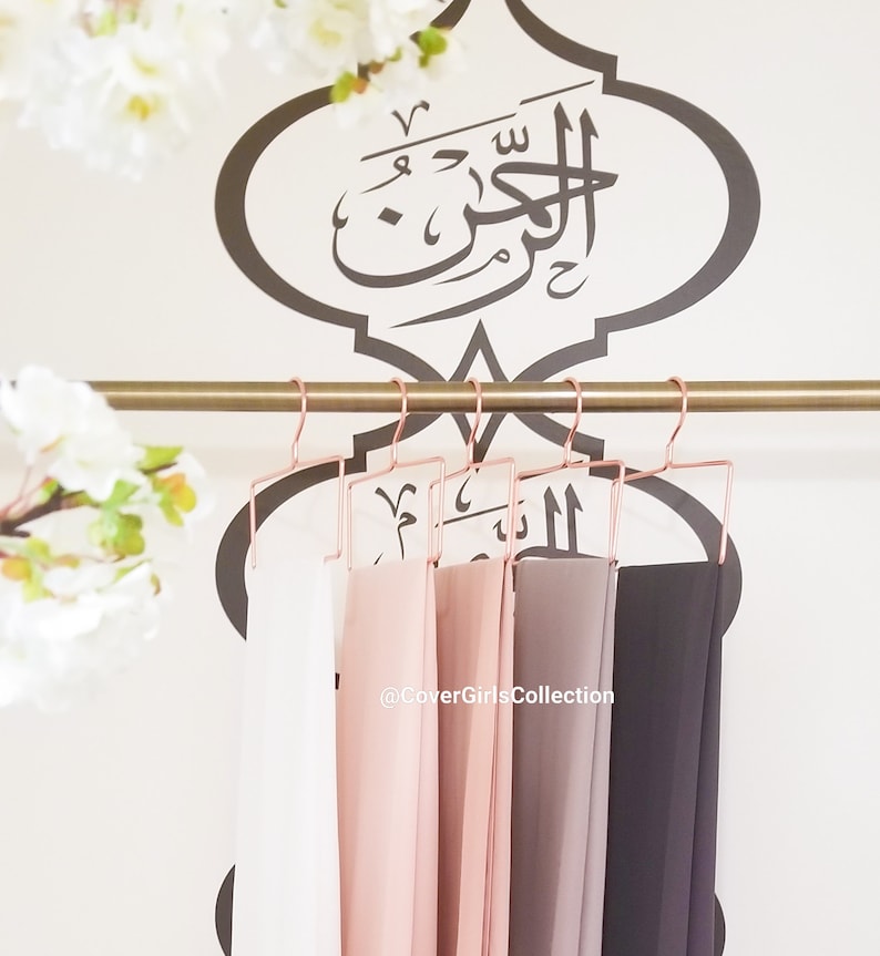 Hijab Hangers Mini Rose Gold Muslimah Scarf Hanger Metal Etsy