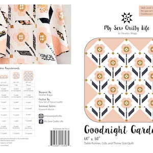 Goodnight Garden PDF Quilt Pattern