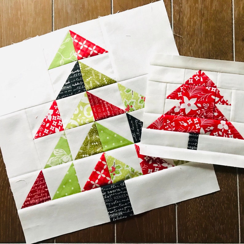 Christmas Tree Mix Quilt PDF Pattern - Etsy