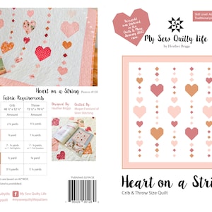 Heart on a String PDF Quilt Pattern