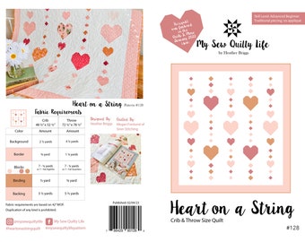 Heart on a String PDF Quilt Pattern