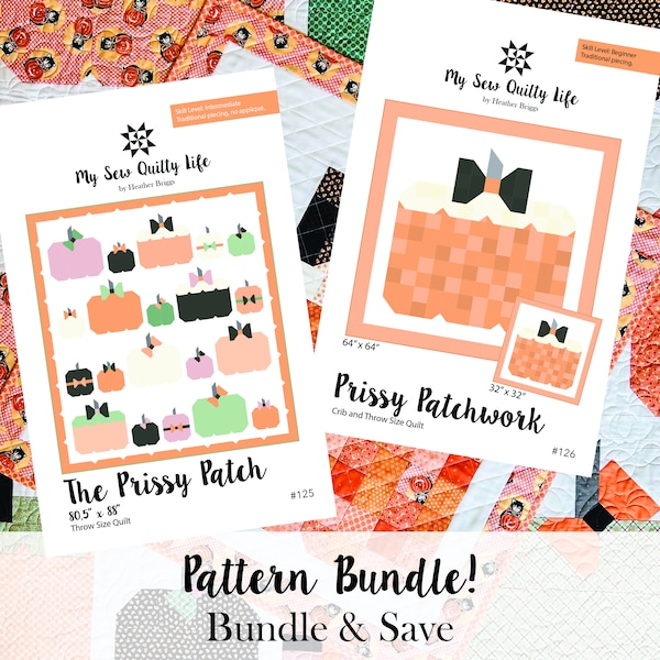 The Prissy Patch & Prissy Patchwork Paper Pattern Bundle