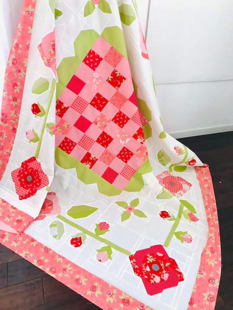 Rosewood Quilt PDF Pattern Etsy