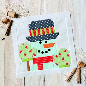 Sew Frosty Quilt Block PDF Pattern