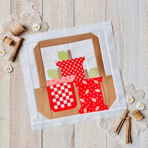 Sew Juicy Quilt Block PDF Pattern
