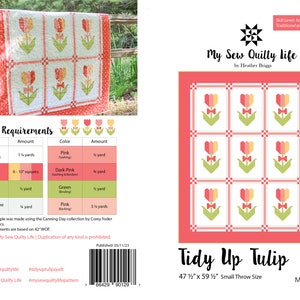 Tidy Up Tulip - Paper Pattern