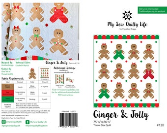 Ginger & Jolly Quilt Paper Pattern