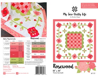 Rosewood Quilt PDF Pattern