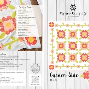 Garden Side Quilt PDF Pattern