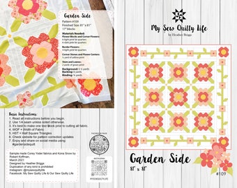 Garden Side Quilt PDF Pattern