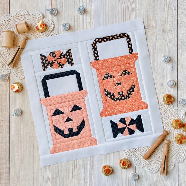 Sew Spooky Quilt Block PDF Pattern - October 2023