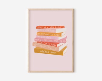 Reading Quote Print