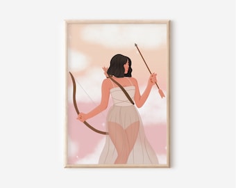 Dawn Warrior Woman | Huntress Art Print