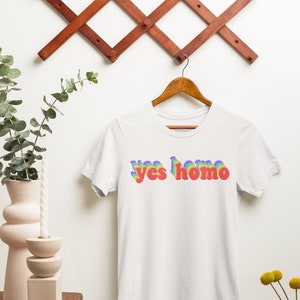 LGBT Lesbian Queer Gay Pride 2021 - Yes Homo - Short-Sleeve Unisex T-Shirt