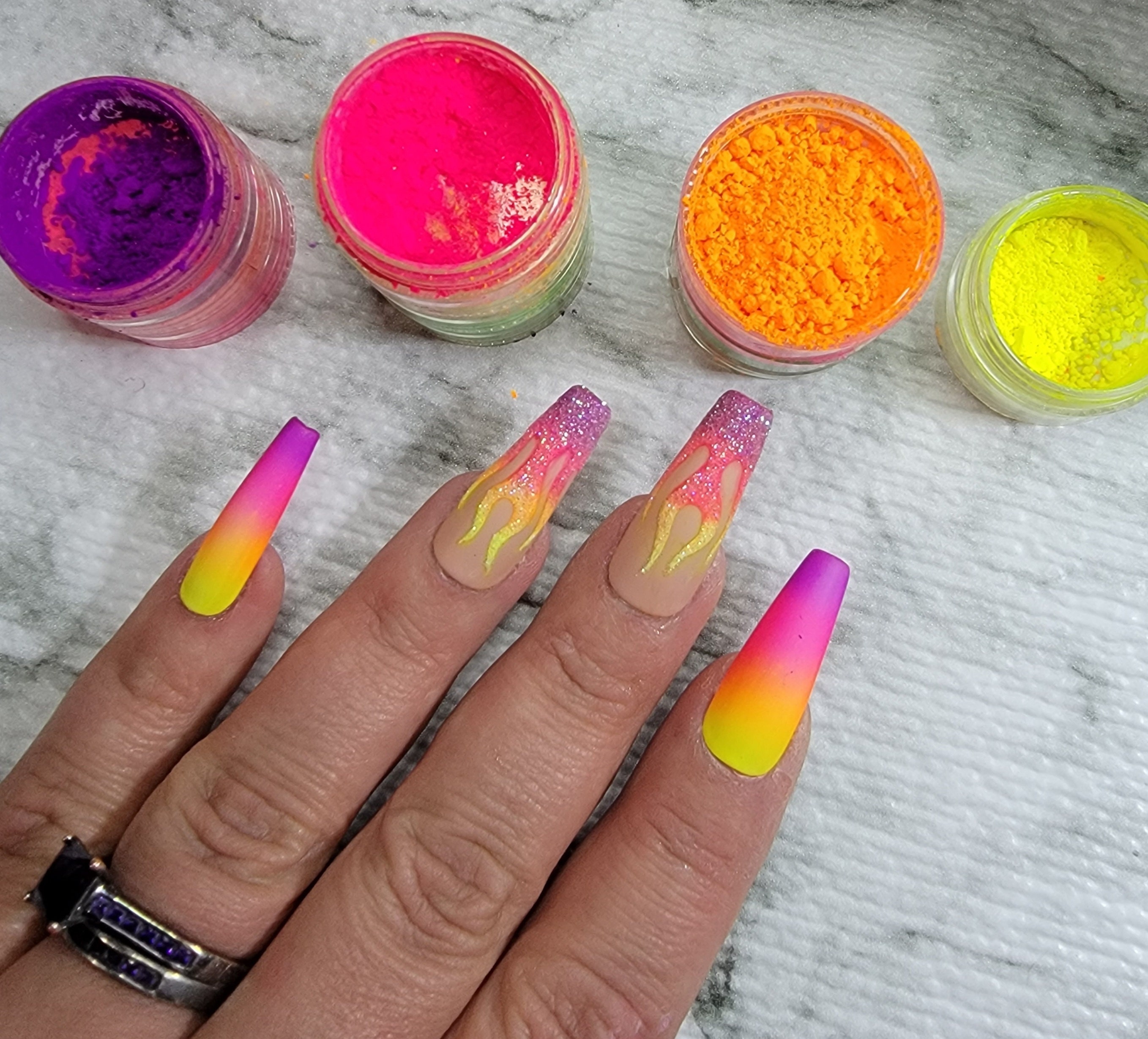 Get Nailed: Stunning Purple and Yellow Ombre Designs That Will Leave