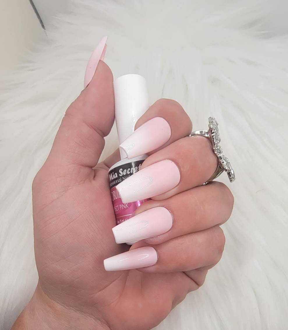 Ombre Glitter Coffin Nails That Will Sparkle Up Your Style See The