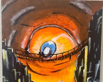 The Sea of Monsters (Original Acrylic Painting)