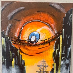 The Sea of Monsters (Original Acrylic Painting)