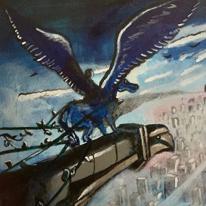 The Titan&#39;s Curse (Original Acrylic Painting)