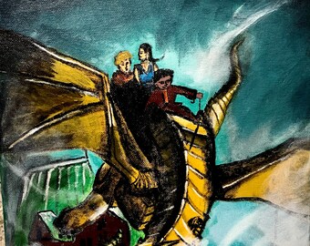 The Lost Hero (Original Acrylic Painting)