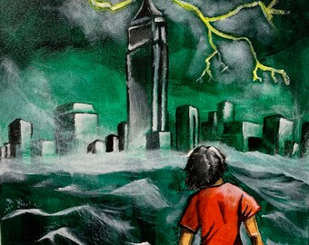 The Lightning Thief (Original Acrylic Painting)