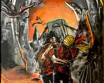 The House of Hades (Original Acrylic Painting)