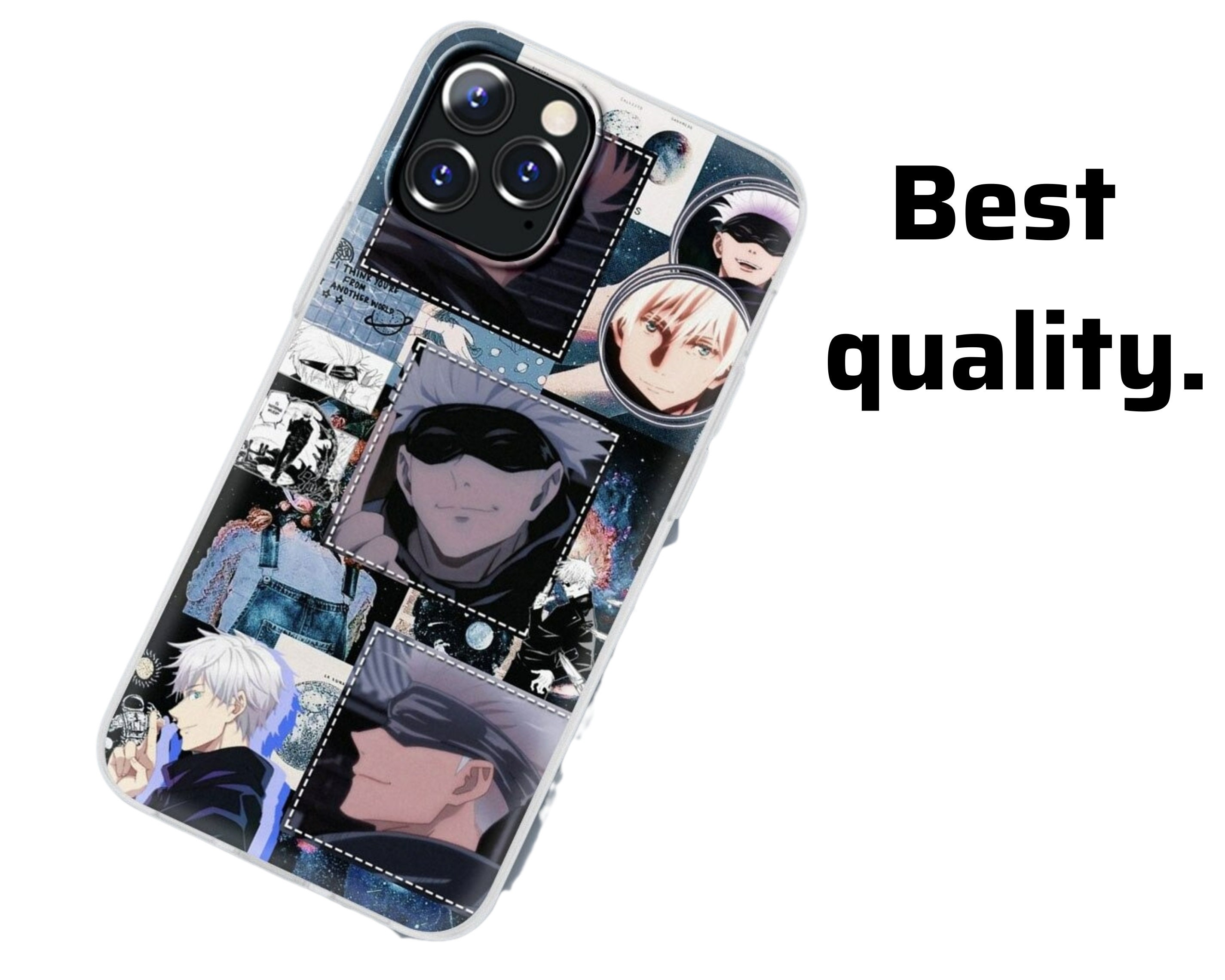 Golden Design Jujutsu Kaisen Anime Silicone Phone Case For Etsy