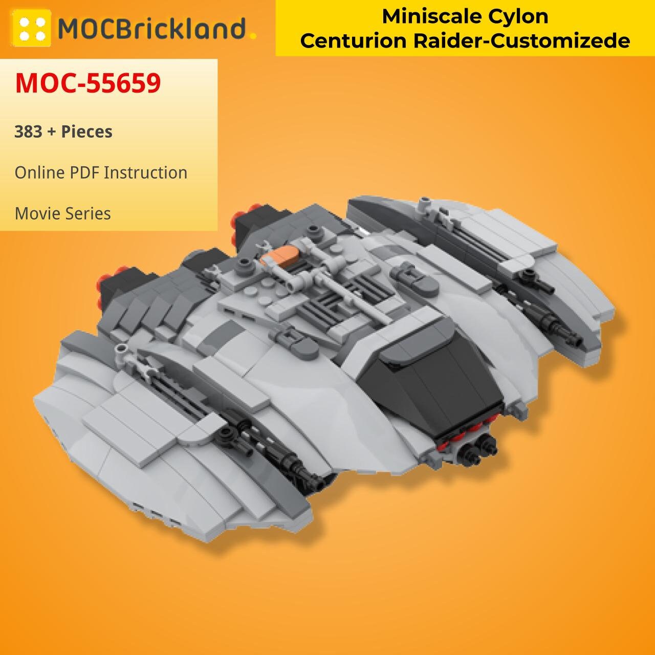 CYLON CENTURION RAIDER Bausteine Spielzeug 383 teile für Battlestar Galactica 
