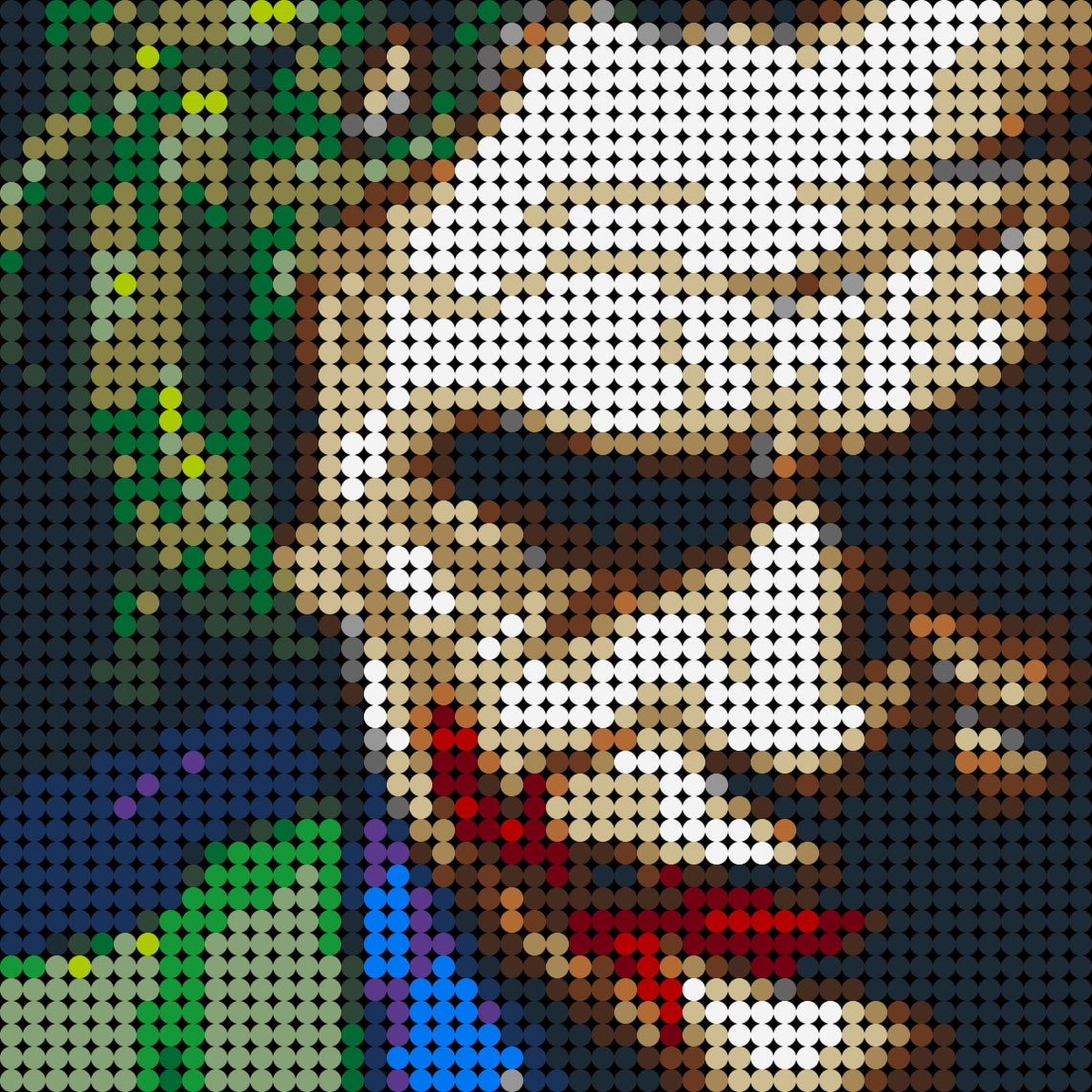 MOC-90075 The Dark Knight-Joker Pixel art Movie Series | Etsy