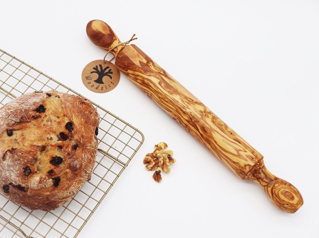 Rolling Pin Handmade of Olive Wood Food Safe Unique Gift Etsy