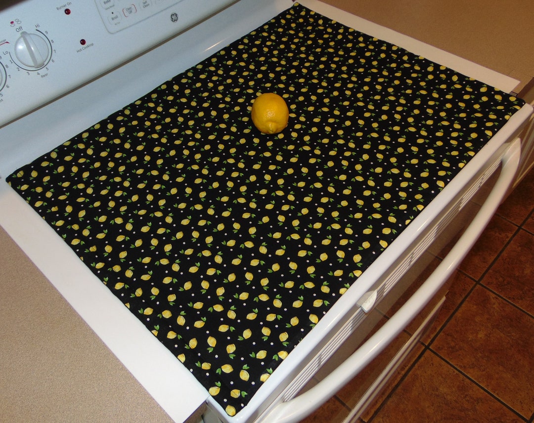 Stove Top Cover and Protector for Glass Ceramic Stoves Quilted / Canvas