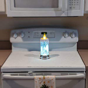 Quilted Glass Stove Top Cover and Protector for Electric Stove Cooktop Color White image 3