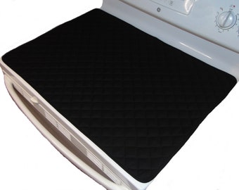 Stove Top Cover and Protector for Glass, Ceramic Stove - Protects Electric Stove - Glass Cooktop - Washer, Dryer Top - Black