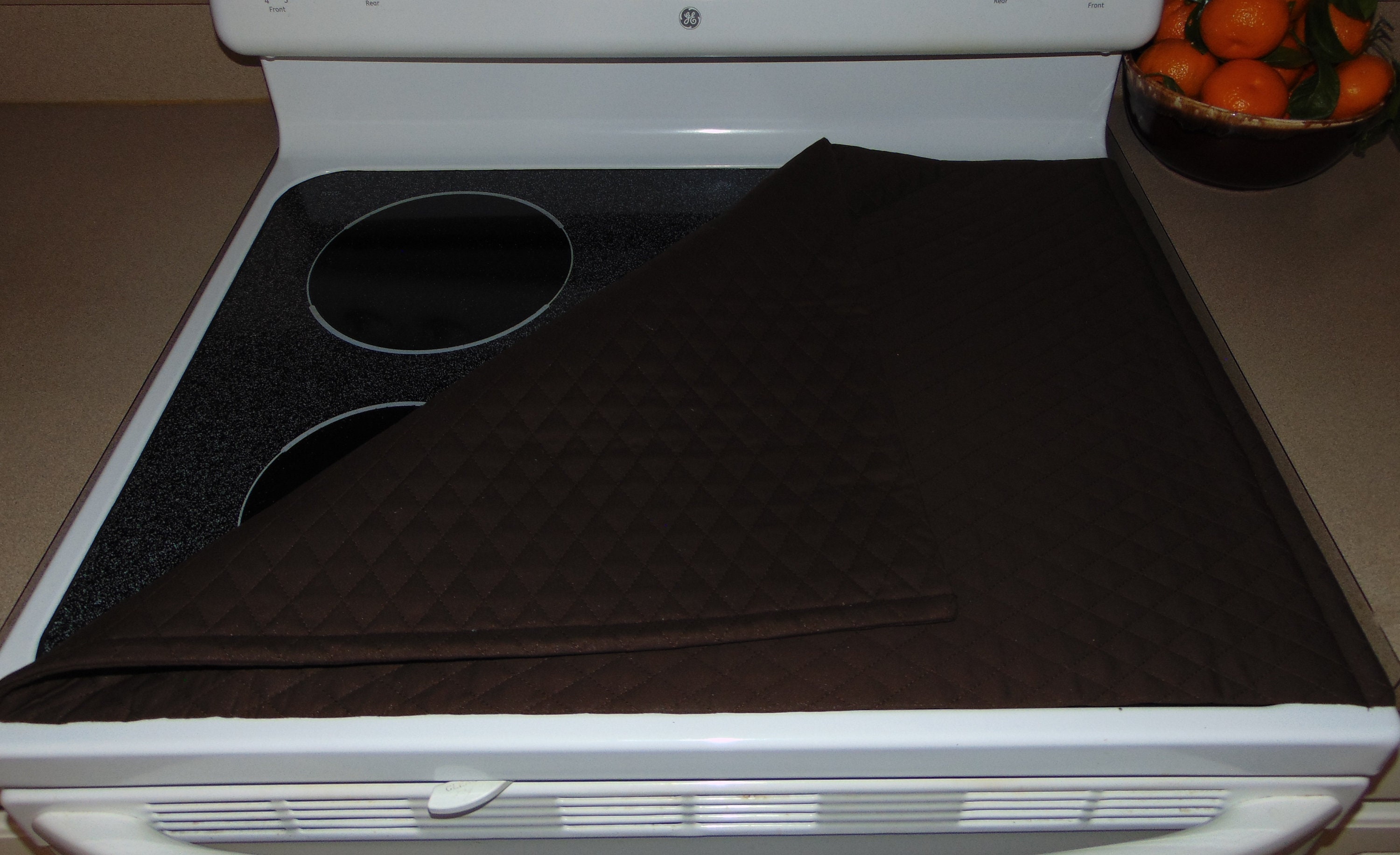 Glass Top Stove Cover and Protector Quilted Material Etsy Canada
