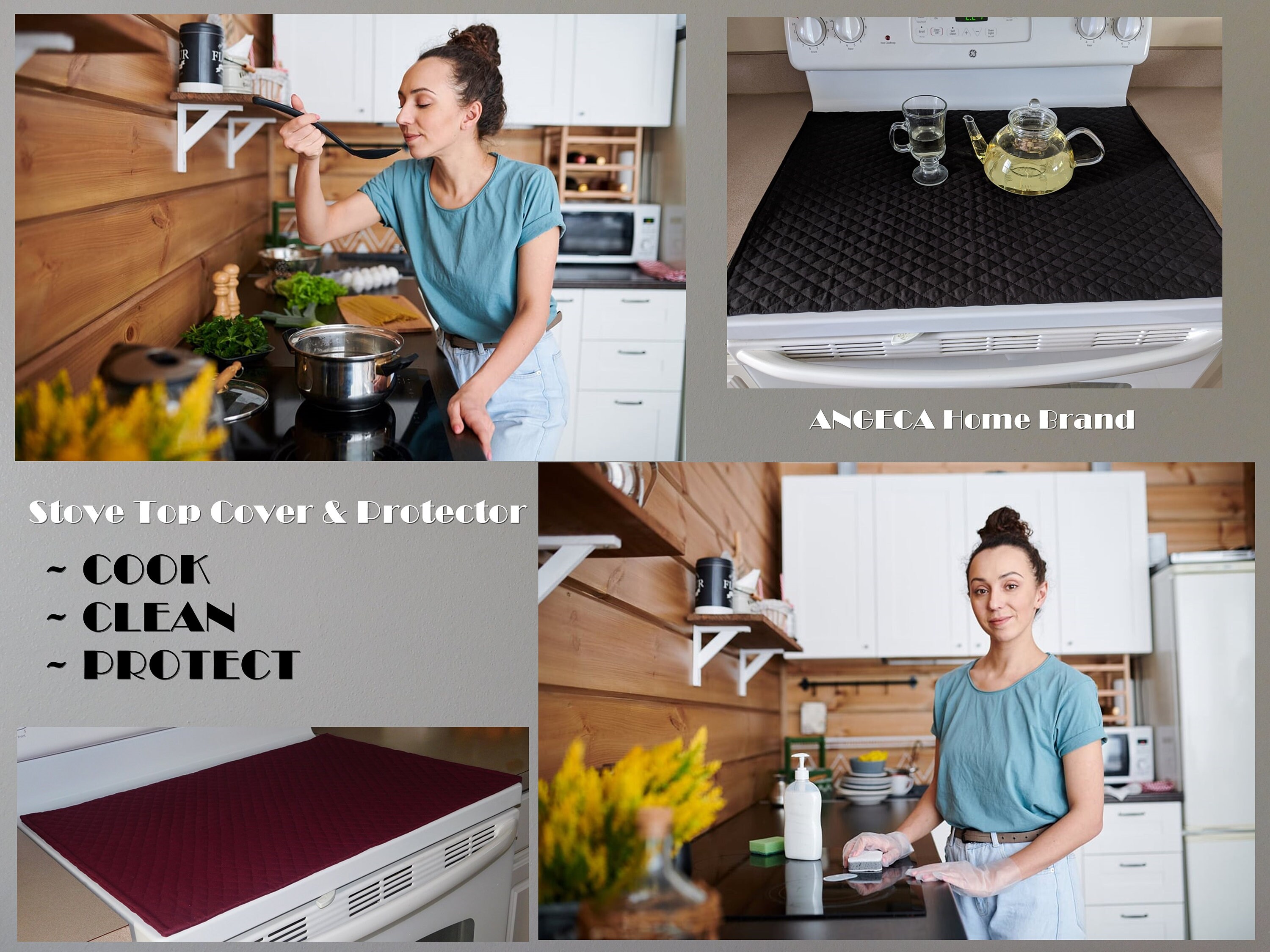 glass stove protector