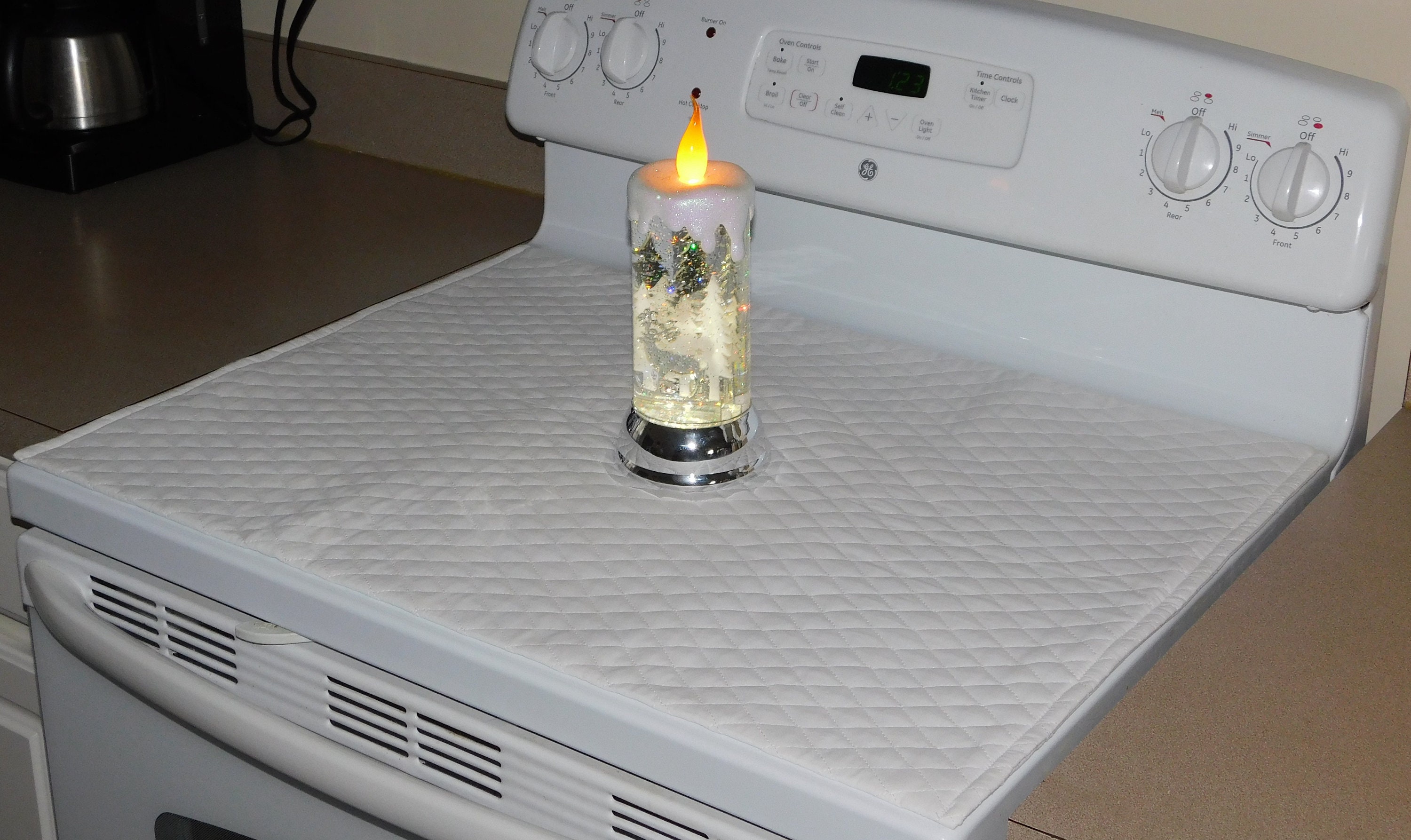 Quilted Glass Stove Top Cover and Protector for Electric Stove Etsy