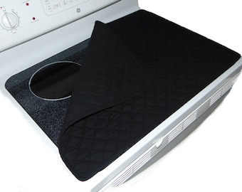 Stove Top Cover and Protector for Ceramic & Glass Stove Top / Cooktop - Durable 100% Cotton Quilted Fabric