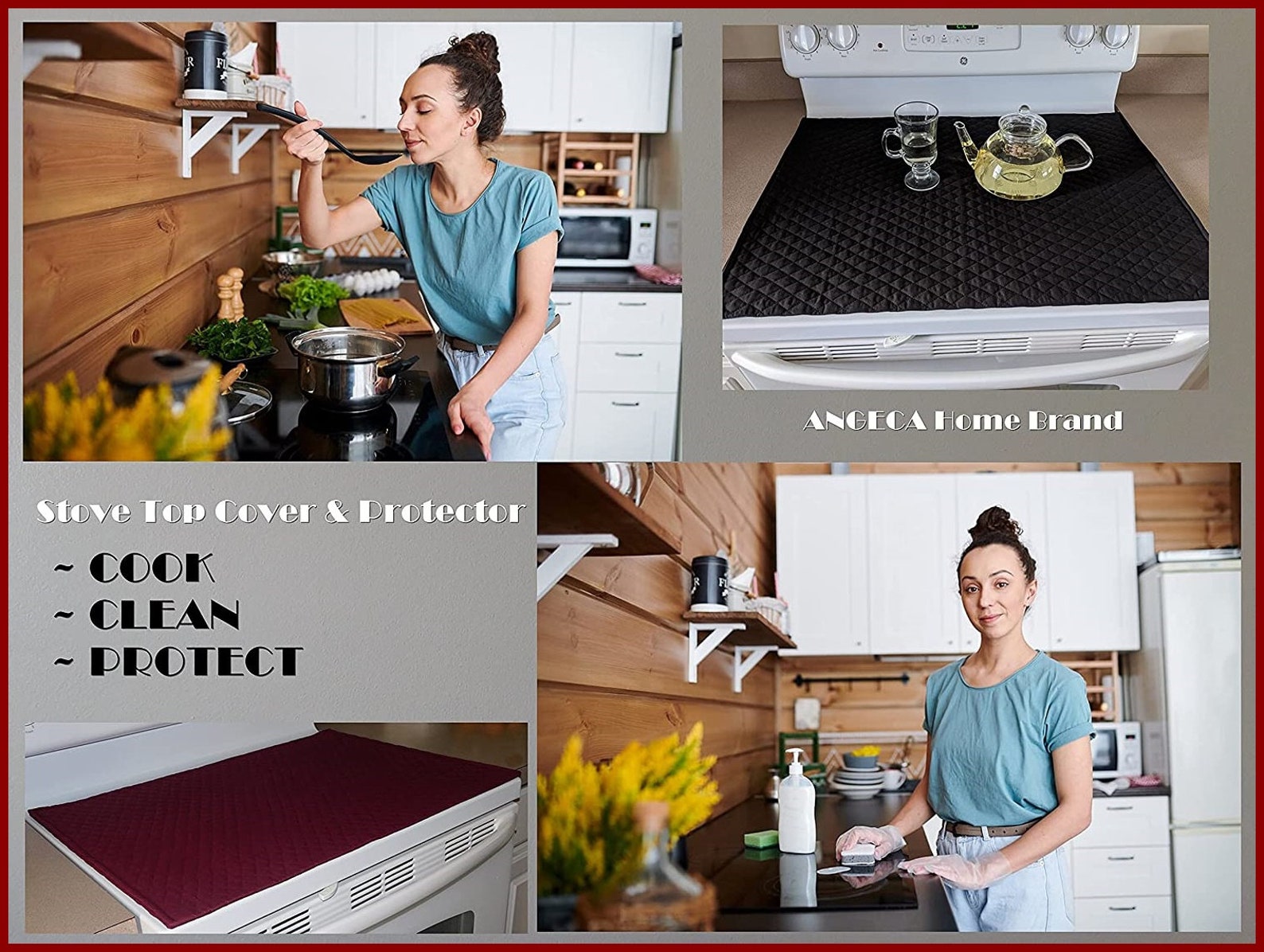 Stove Top Cover and Protector for Ceramic/ Glass Stoves Etsy